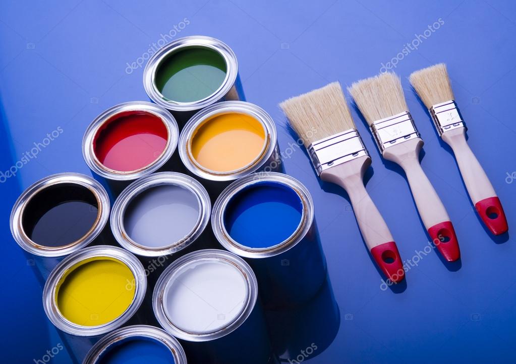 Paint and brushes Stock Photo by ©JanPietruszka 30685987